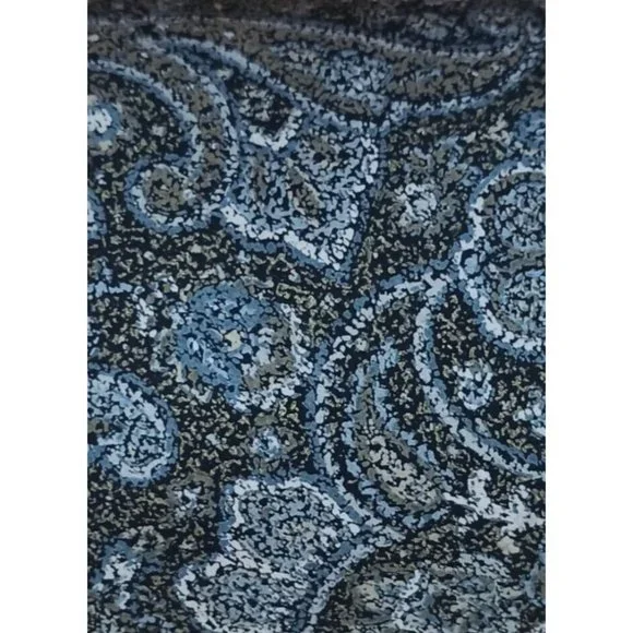 SANTOSTEFANO BY ITALO FERRETTI Green Paisley Silk Tie ITALY 58”/ 3.1” EX COND